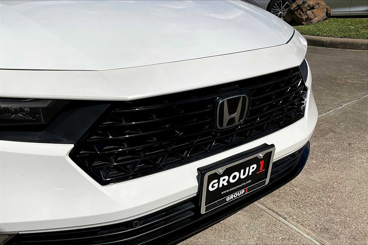 2024 Honda Accord Hybrid Touring Platinum White Pearl at Honda of Clear Lake