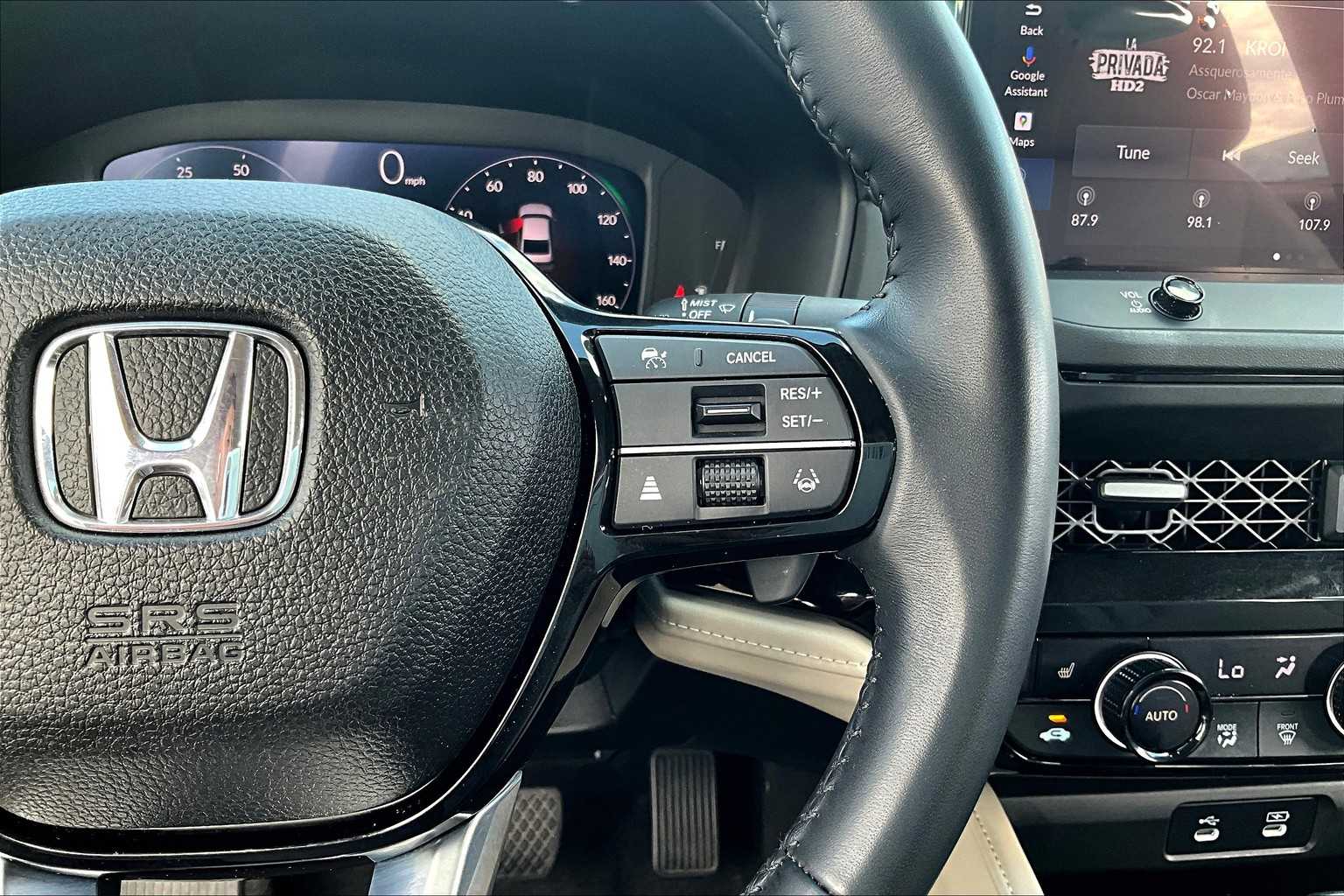 2024 Honda Accord Hybrid Touring Platinum White Pearl at Honda of Clear Lake