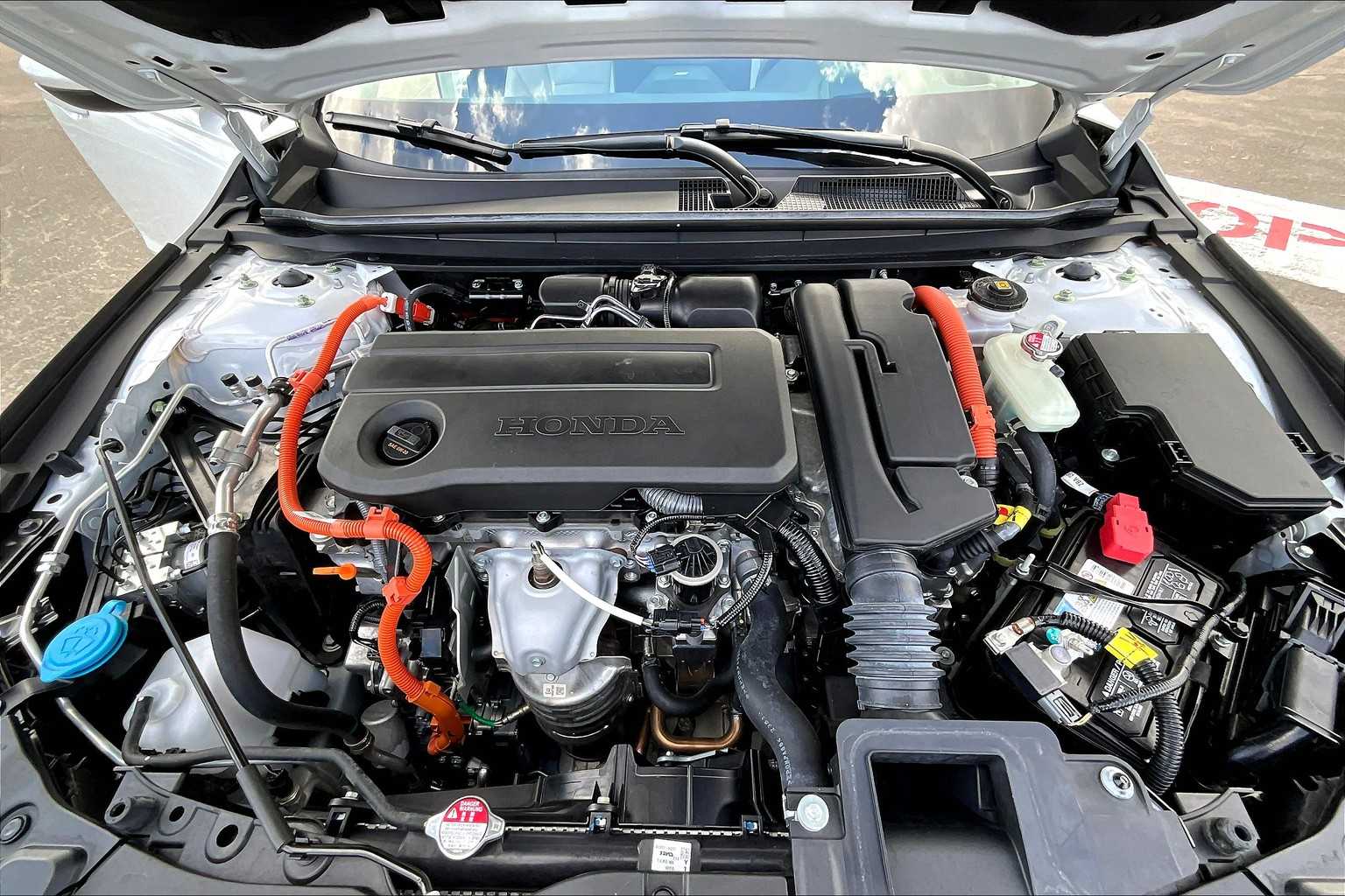 2024 Honda Accord Hybrid Touring Platinum White Pearl at Honda of Clear Lake