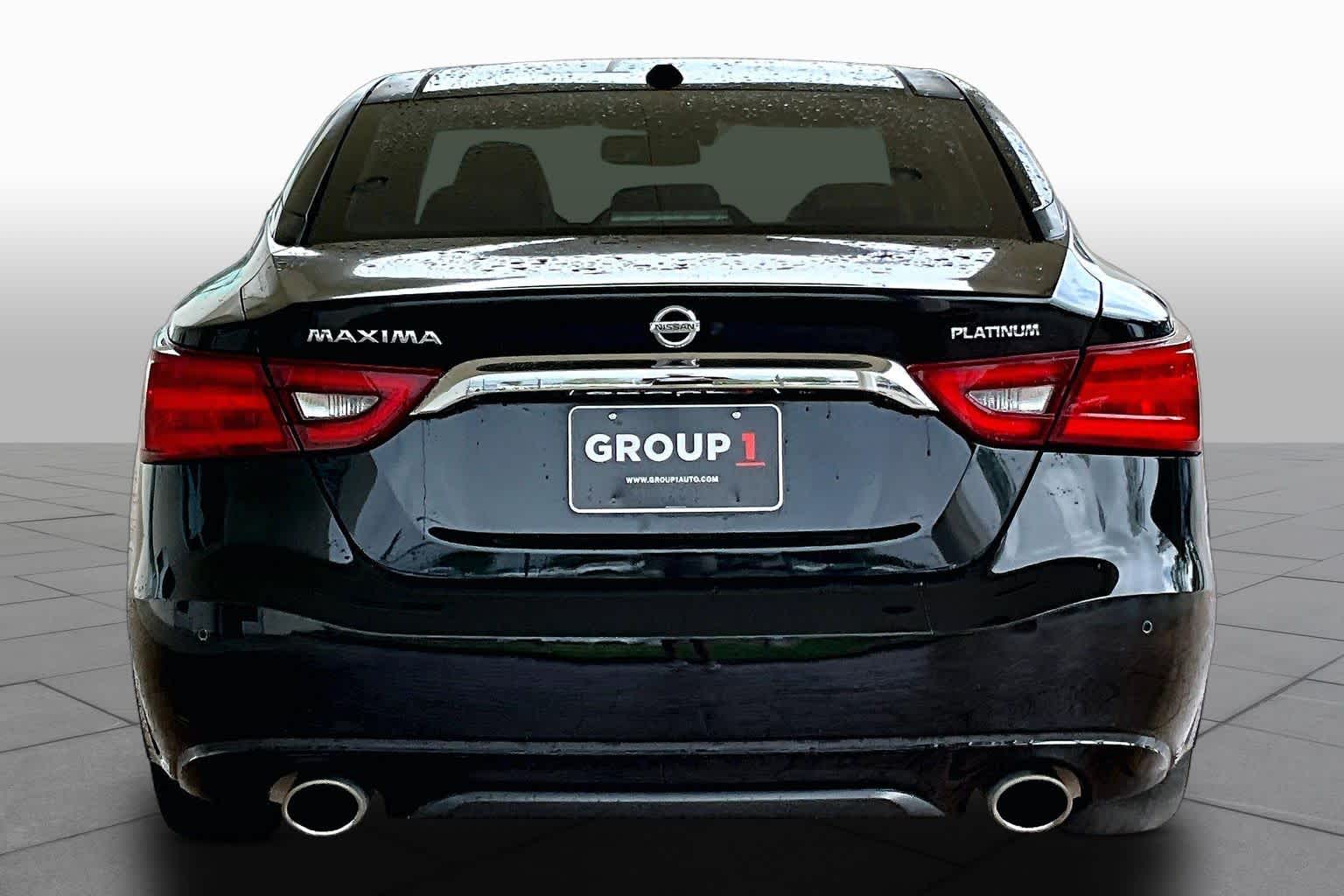 2016 Nissan Maxima 3.5 Platinum Super Black at Group 1 Toyota Southwest