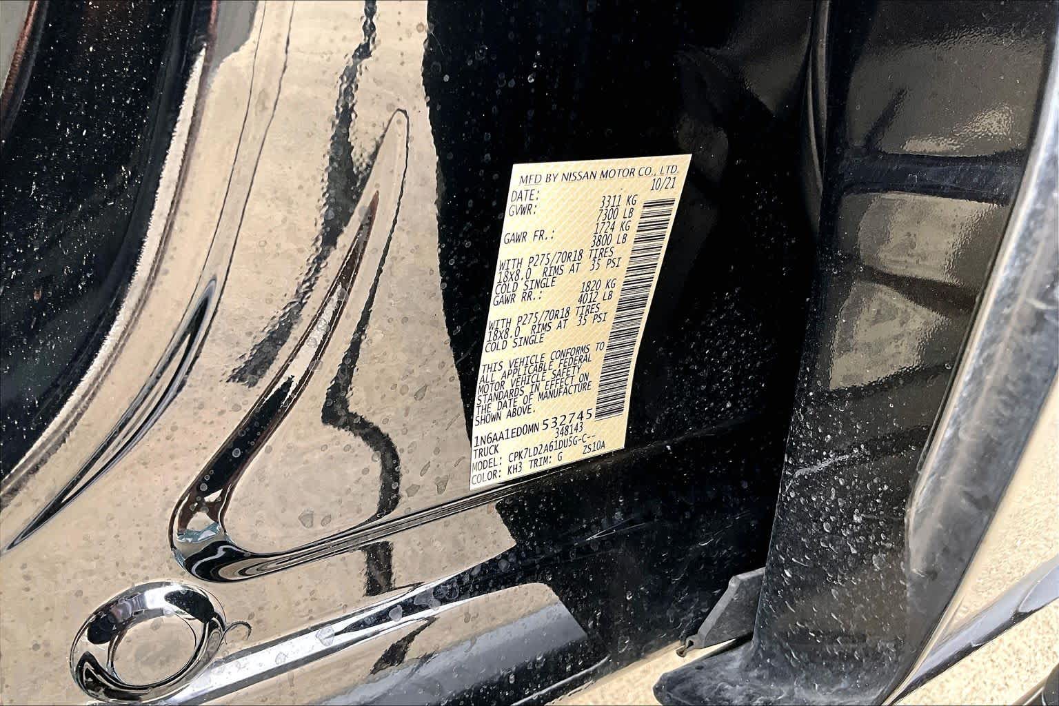 2021 Nissan Titan PRO-4X Super Black at Group 1 GMC Buick South