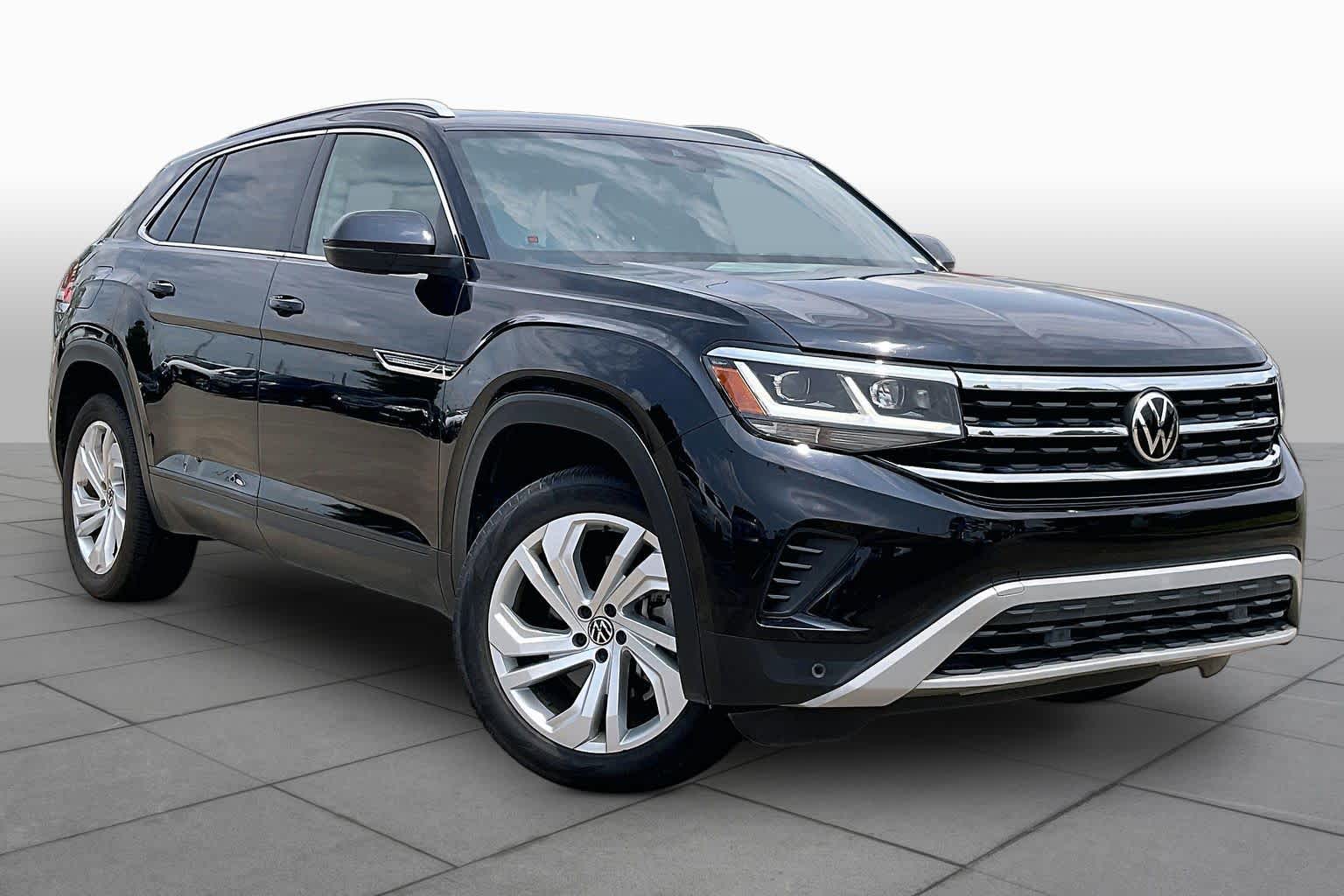 2021 Volkswagen Atlas Cross Sport 3.6L V6 SEL Deep Black Pearl at AutoNation USA Katy