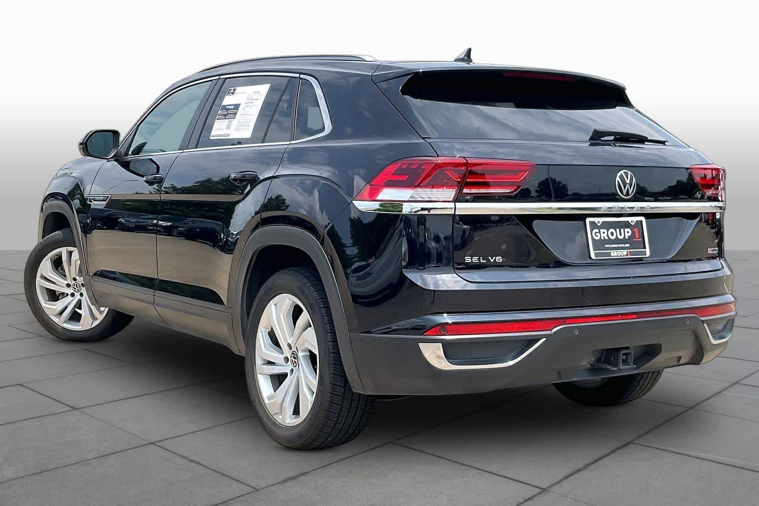 2021 Volkswagen Atlas Cross Sport 3.6L V6 SEL Deep Black Pearl at AutoNation USA Katy