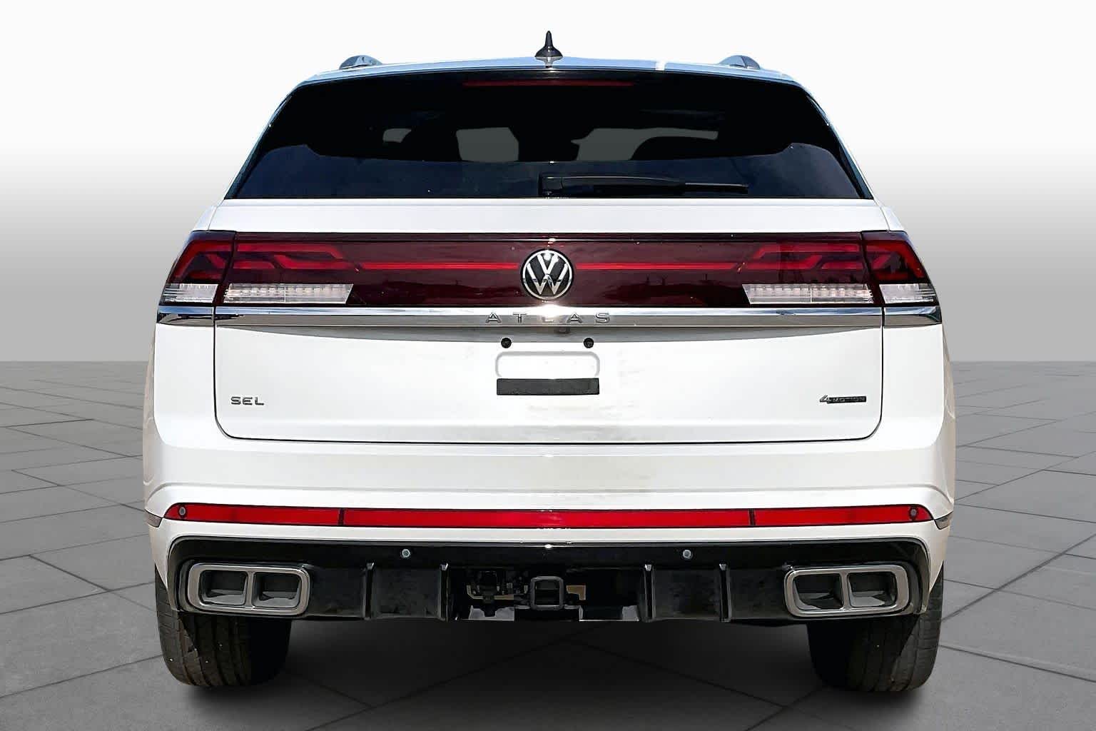 2024 Volkswagen Atlas Cross Sport 2.0T SEL Premium R-Line Opal White Pearl at Texan GMC Buick