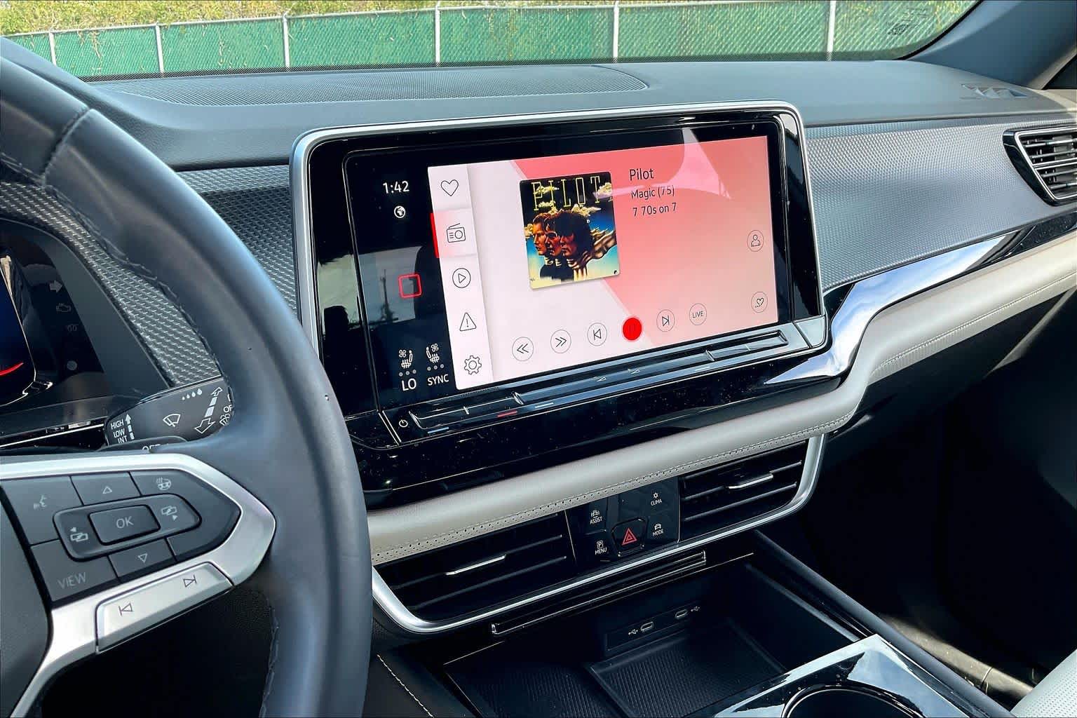 2024 Volkswagen Atlas Cross Sport 2.0T SEL Premium R-Line Opal White Pearl at Texan GMC Buick