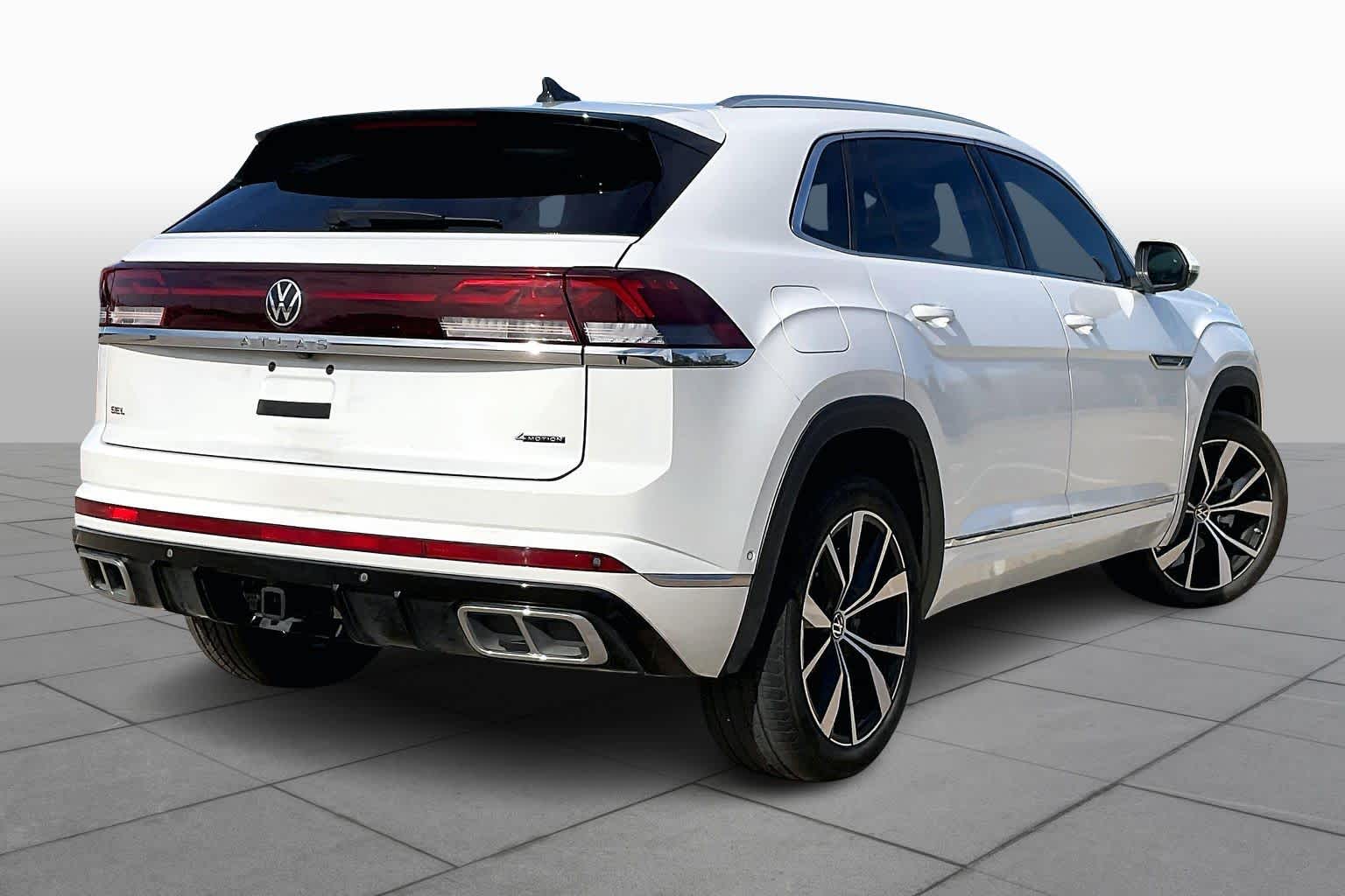 2024 Volkswagen Atlas Cross Sport 2.0T SEL Premium R-Line Opal White Pearl at Texan GMC Buick