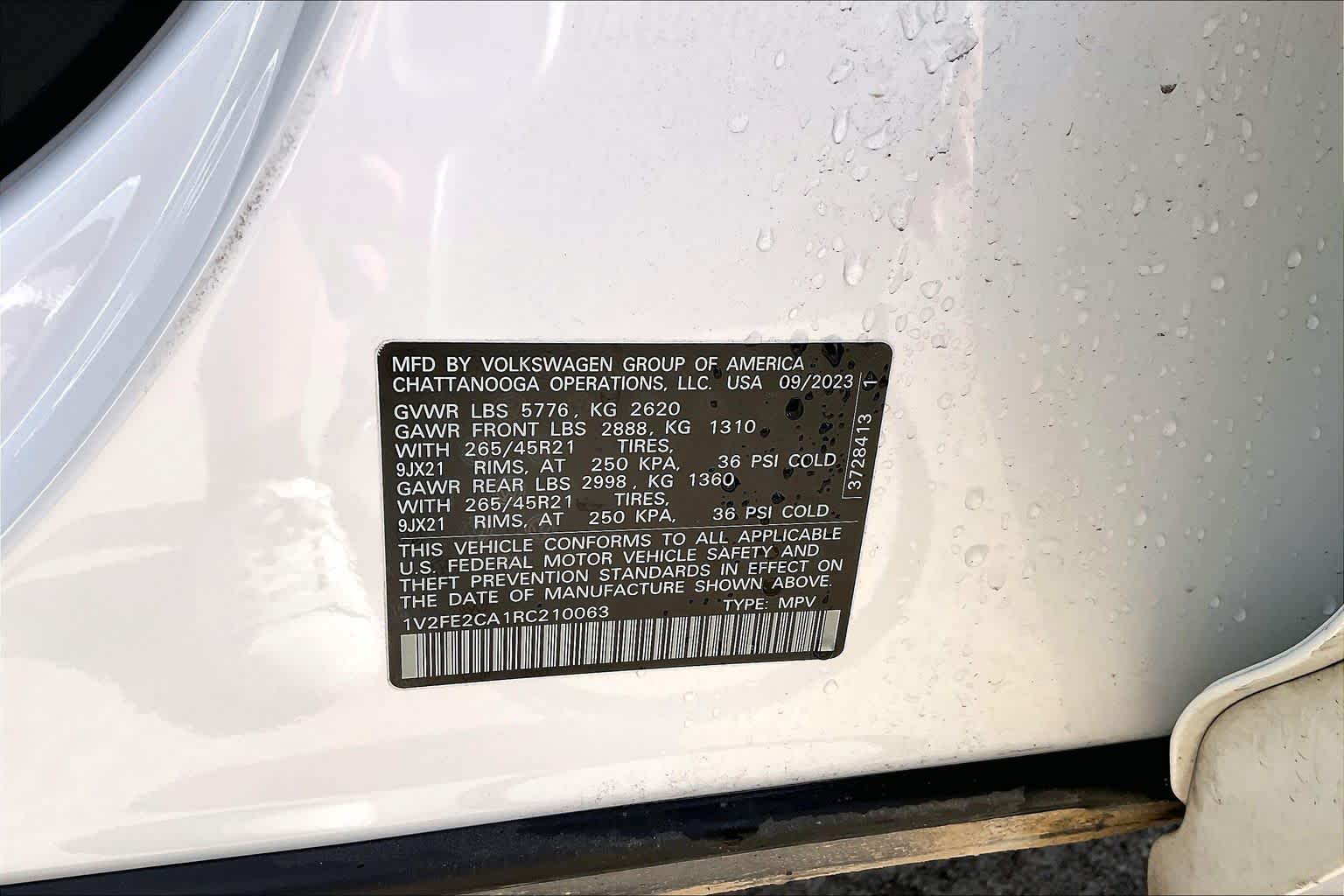 2024 Volkswagen Atlas Cross Sport 2.0T SEL Premium R-Line Opal White Pearl at Texan GMC Buick