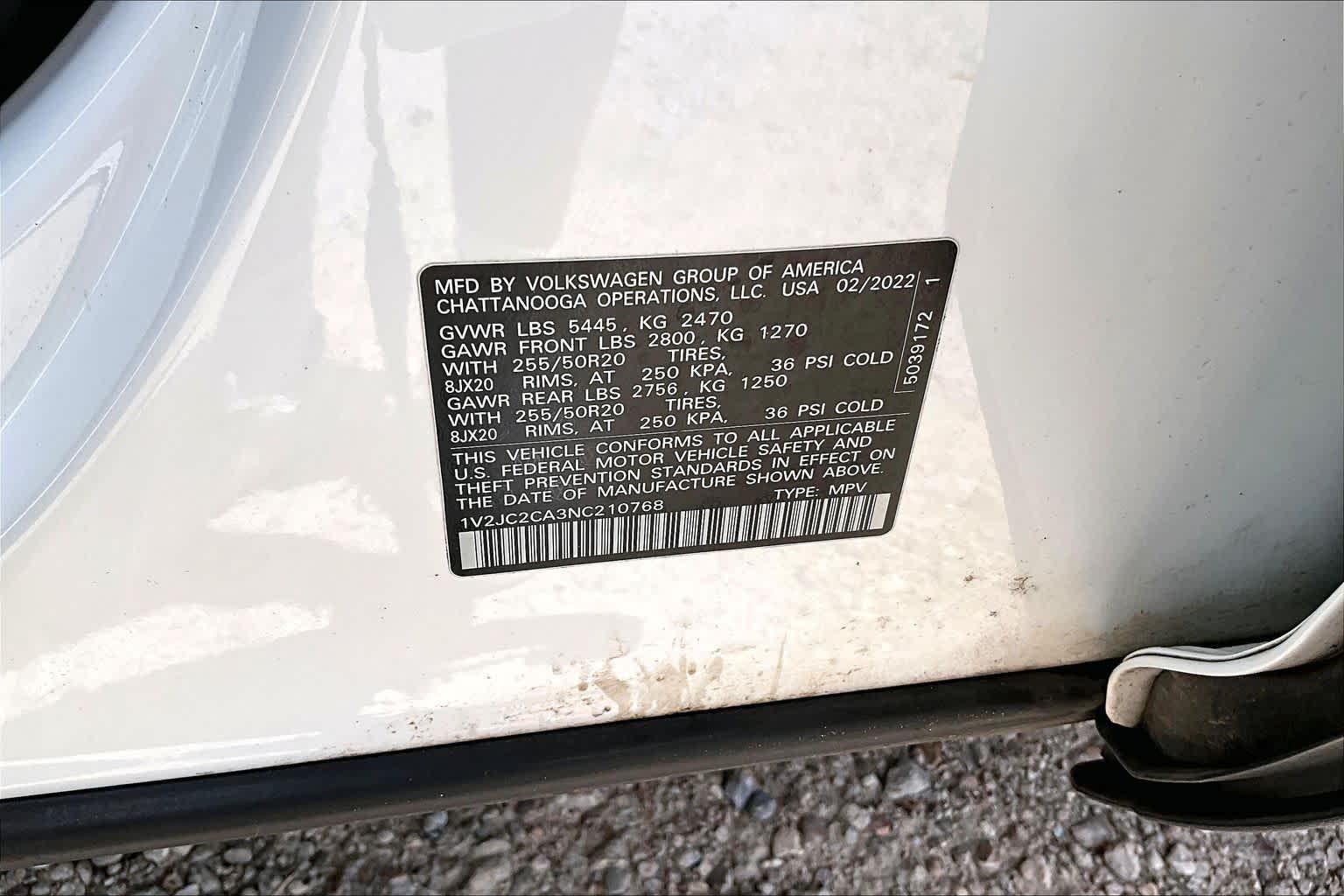 2022 Volkswagen Atlas Cross Sport 2.0T SE w/Technology Pure White at AutoNation USA Houston