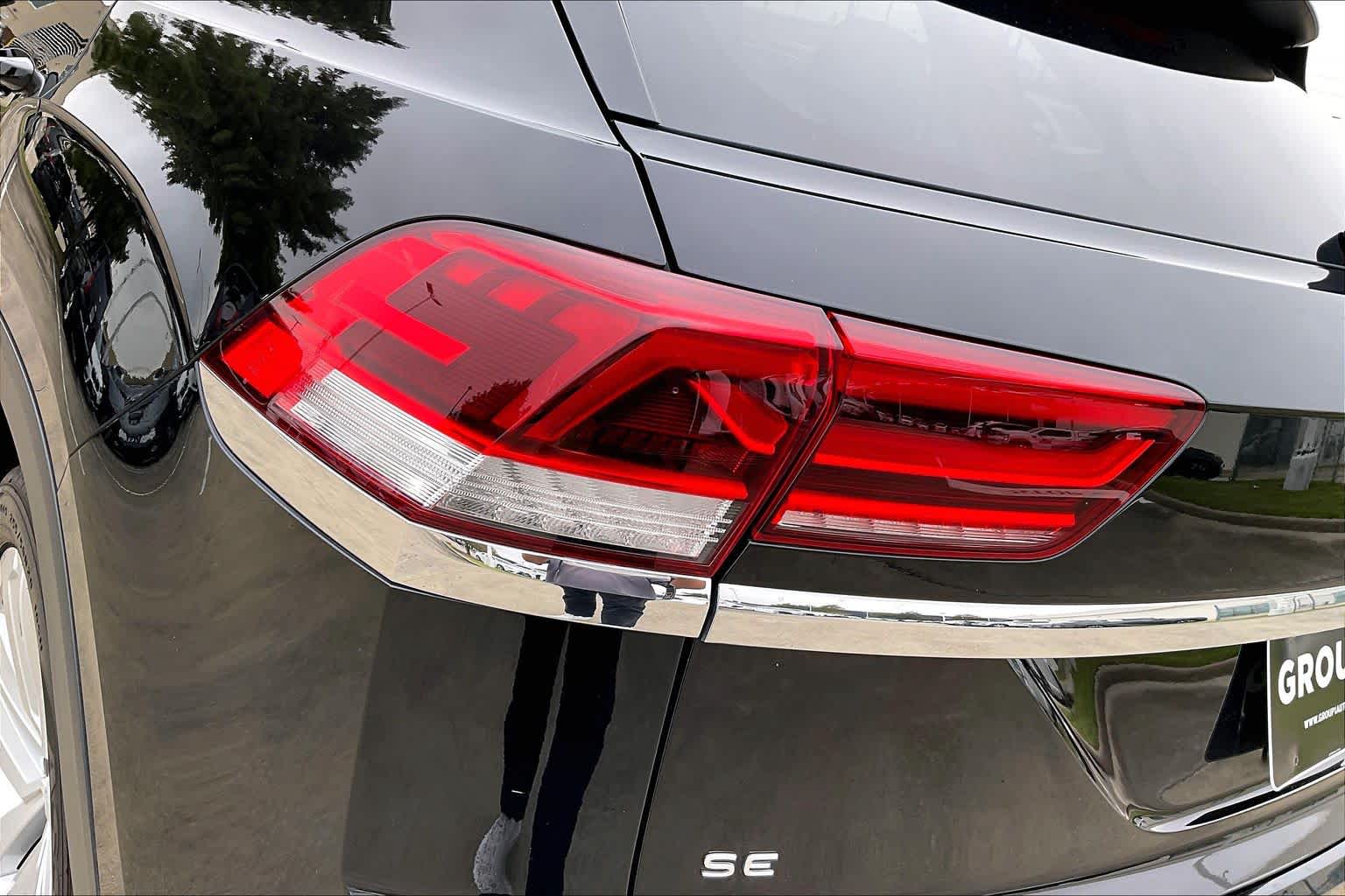 2021 Volkswagen Atlas Cross Sport 2.0T SE w/Technology Deep Black Pearl at AutoNation Chrysler Jeep Dodge Ram Spring