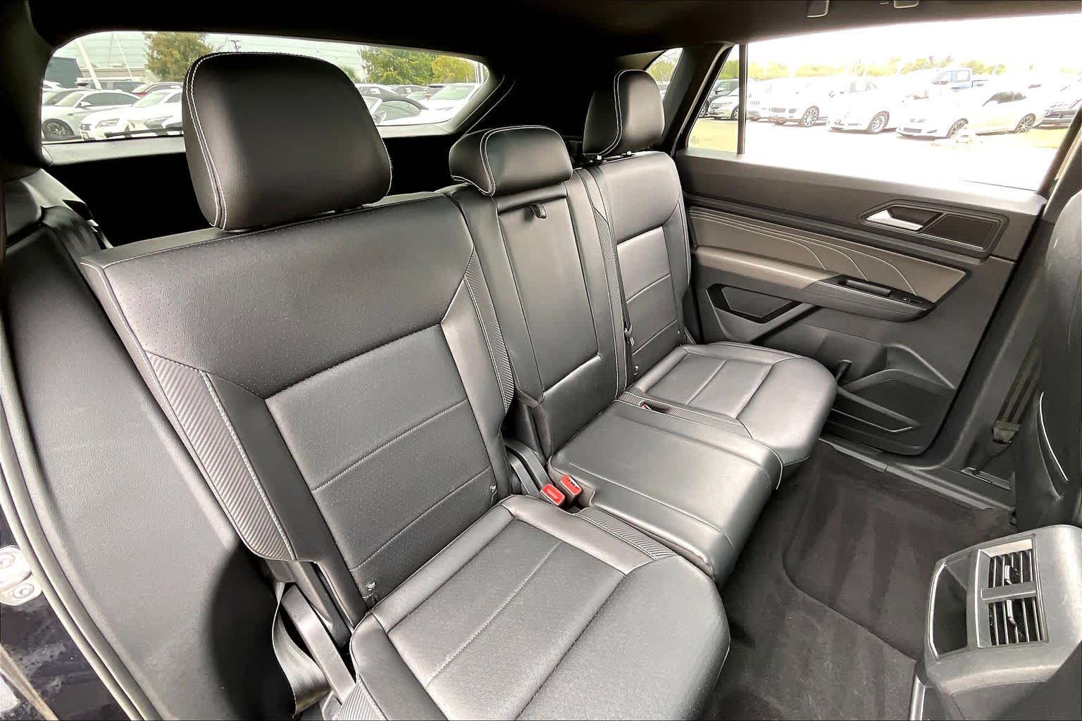 2021 Volkswagen Atlas Cross Sport 2.0T SE w/Technology Deep Black Pearl at AutoNation Chrysler Jeep Dodge Ram Spring