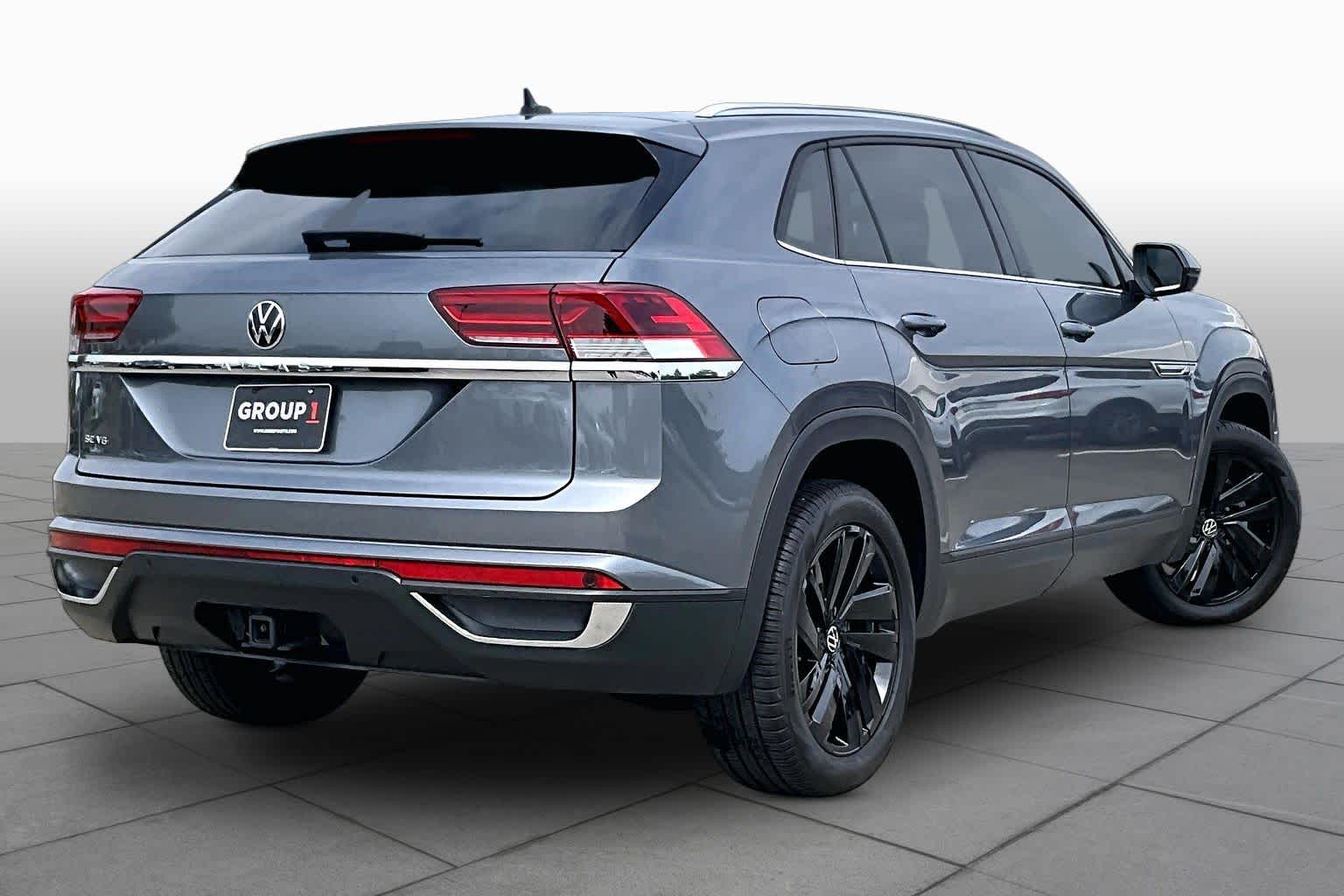 2023 Volkswagen Atlas Cross Sport 3.6L V6 SE w/Technology Platinum Gray Metallic at AutoNation Chrysler Jeep Dodge Ram Spring