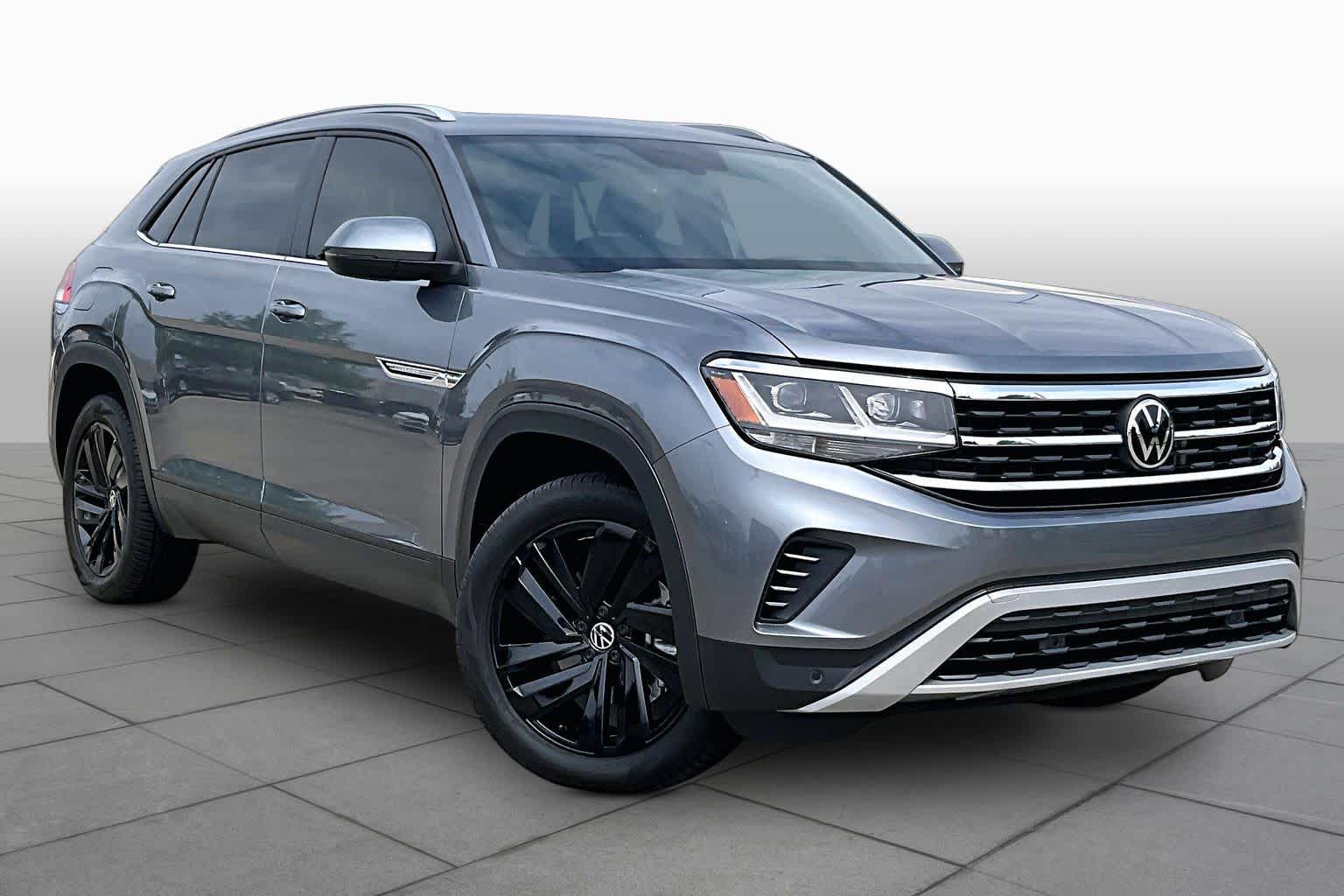 2023 Volkswagen Atlas Cross Sport 3.6L V6 SE w/Technology Platinum Gray Metallic at AutoNation Chrysler Jeep Dodge Ram Spring