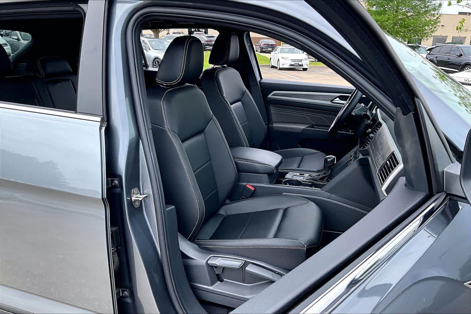 2023 Volkswagen Atlas Cross Sport 3.6L V6 SE w/Technology Platinum Gray Metallic at AutoNation Chrysler Jeep Dodge Ram Spring