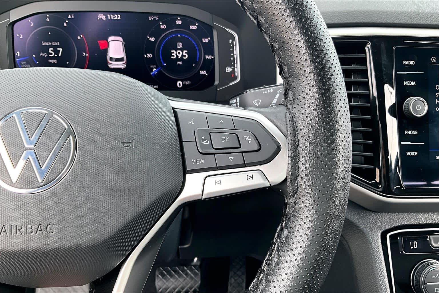 2023 Volkswagen Atlas Cross Sport 3.6L V6 SE w/Technology Platinum Gray Metallic at AutoNation Chrysler Jeep Dodge Ram Spring