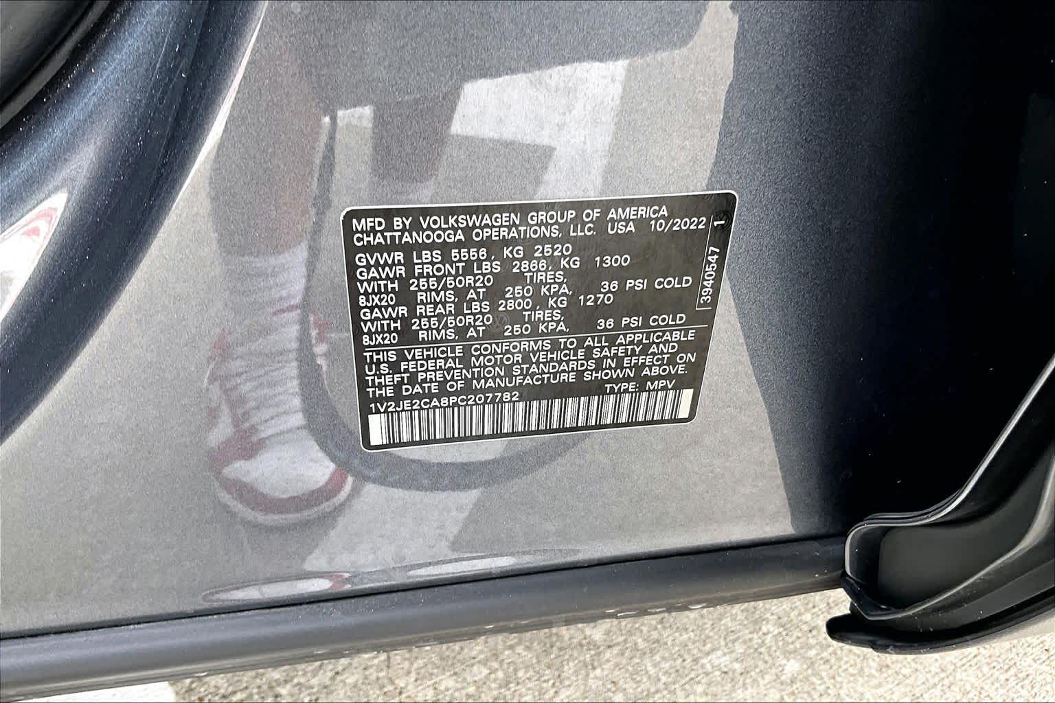 2023 Volkswagen Atlas Cross Sport 3.6L V6 SE w/Technology Platinum Gray Metallic at AutoNation Chrysler Jeep Dodge Ram Spring