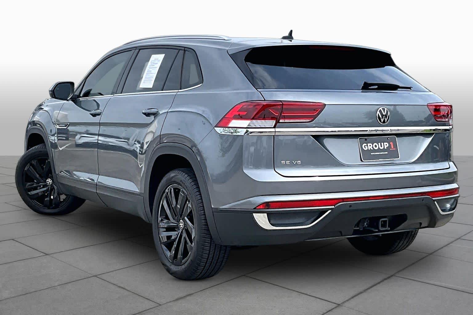 2023 Volkswagen Atlas Cross Sport 3.6L V6 SE w/Technology Platinum Gray Metallic at AutoNation Chrysler Jeep Dodge Ram Spring