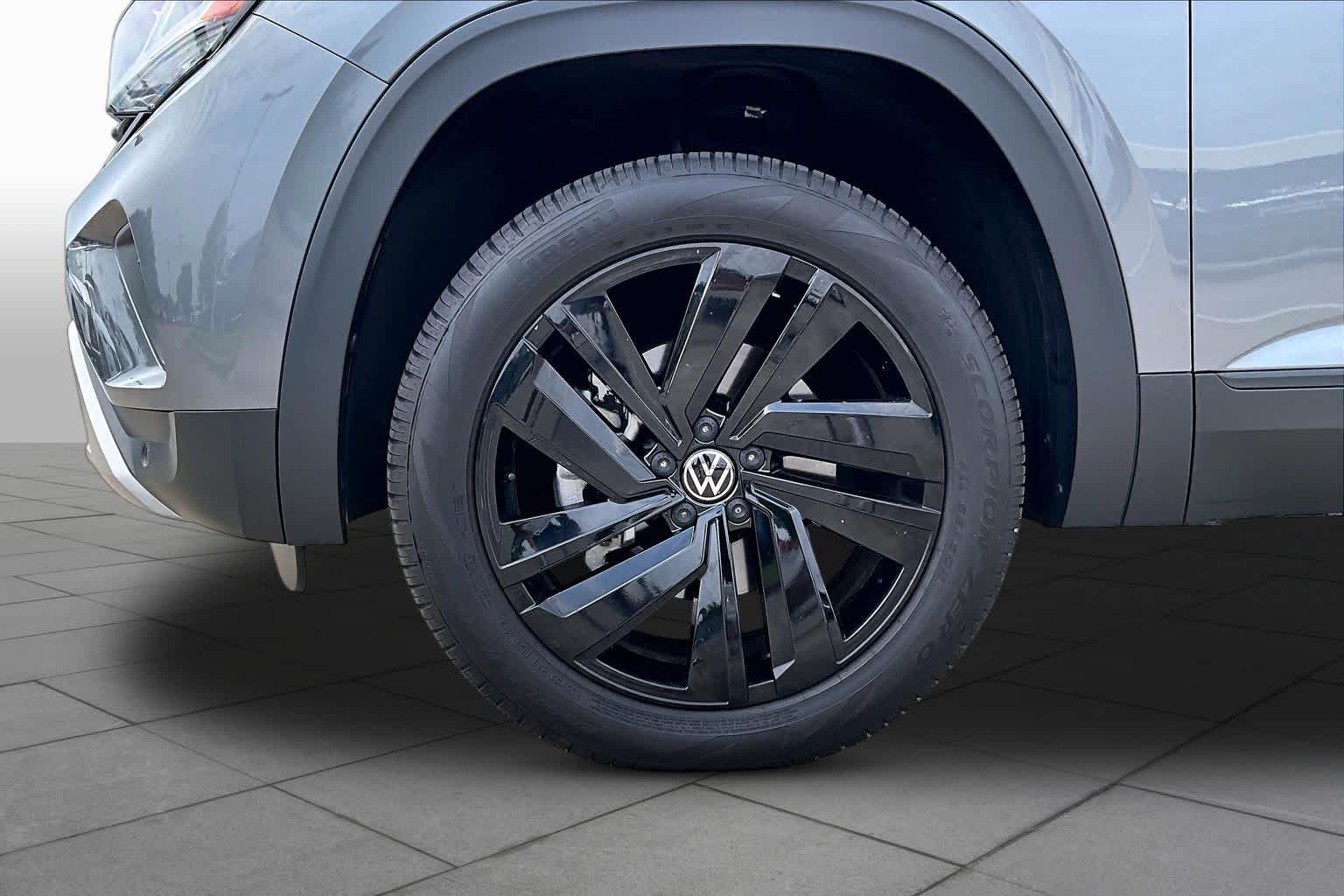 2023 Volkswagen Atlas Cross Sport 3.6L V6 SE w/Technology Platinum Gray Metallic at AutoNation Chrysler Jeep Dodge Ram Spring