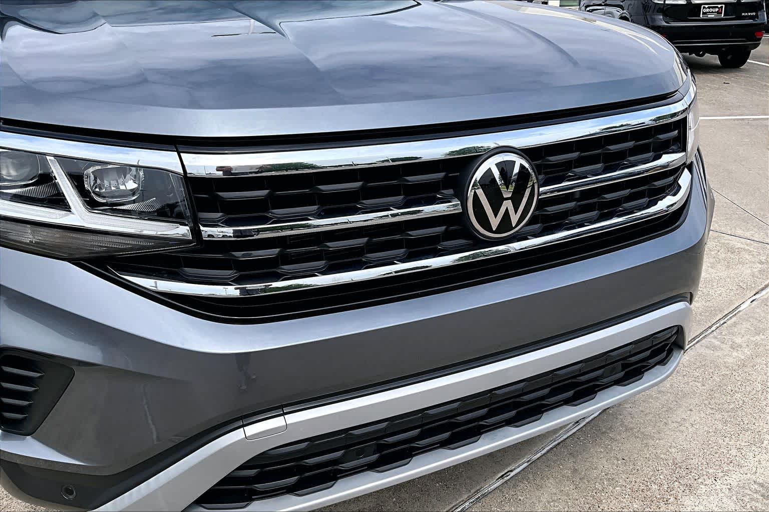 2023 Volkswagen Atlas Cross Sport 3.6L V6 SE w/Technology Platinum Gray Metallic at AutoNation Chrysler Jeep Dodge Ram Spring
