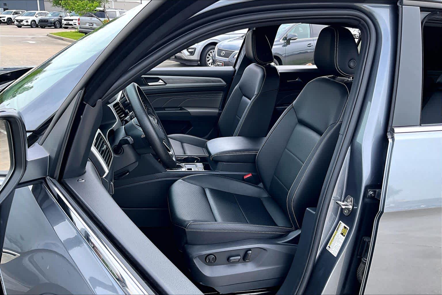 2023 Volkswagen Atlas Cross Sport 3.6L V6 SE w/Technology Platinum Gray Metallic at AutoNation Chrysler Jeep Dodge Ram Spring