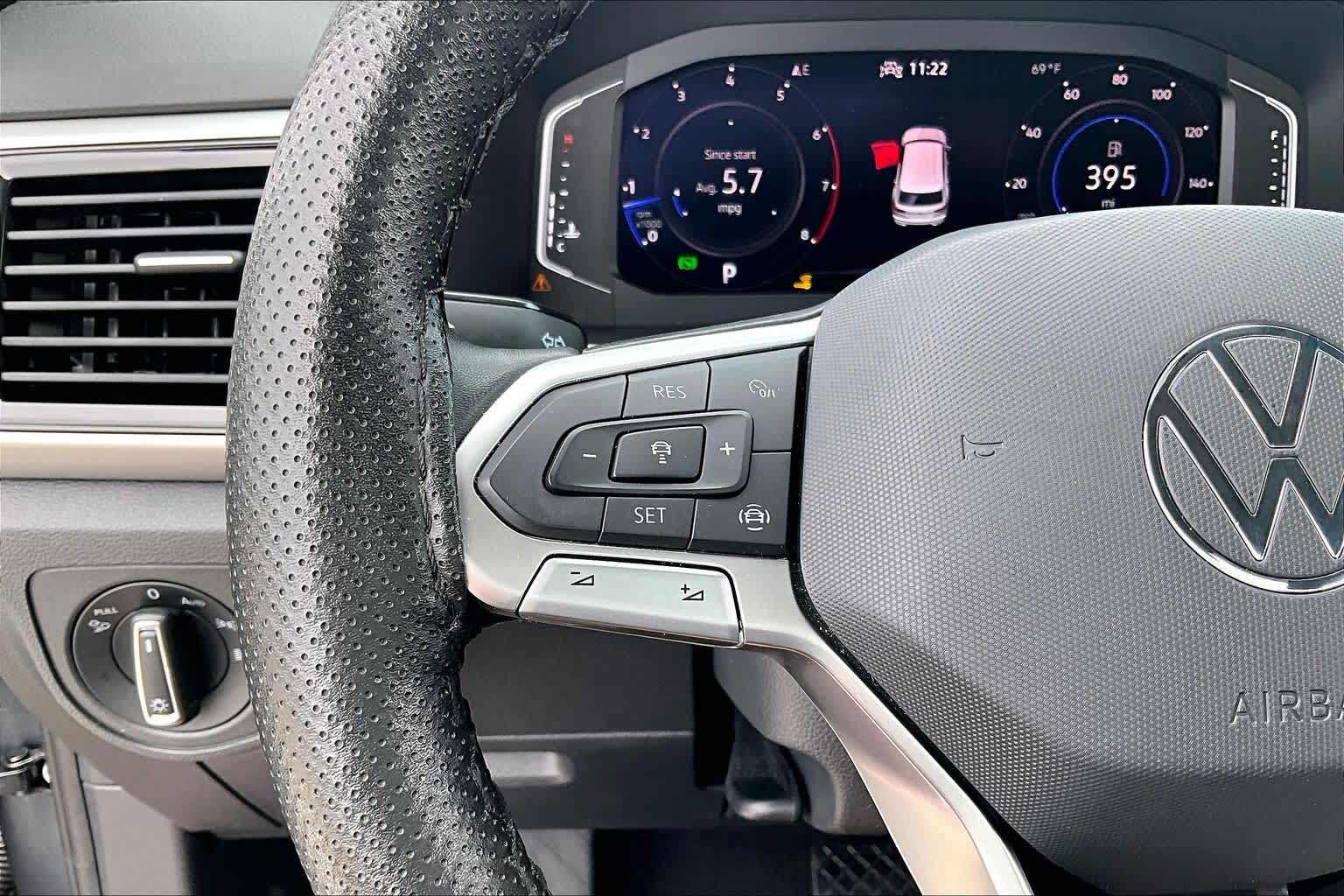 2023 Volkswagen Atlas Cross Sport 3.6L V6 SE w/Technology Platinum Gray Metallic at AutoNation Chrysler Jeep Dodge Ram Spring