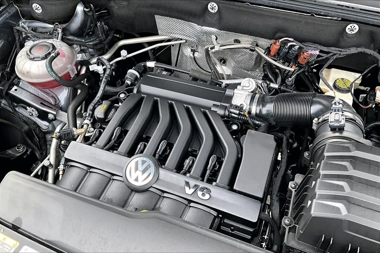 2023 Volkswagen Atlas Cross Sport 3.6L V6 SE w/Technology Platinum Gray Metallic at AutoNation Chrysler Jeep Dodge Ram Spring