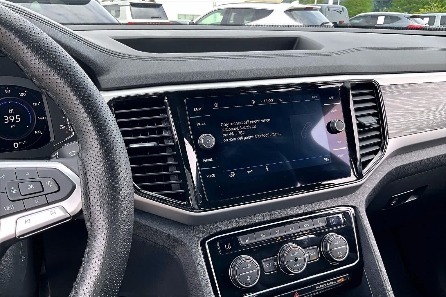 2023 Volkswagen Atlas Cross Sport 3.6L V6 SE w/Technology Platinum Gray Metallic at AutoNation Chrysler Jeep Dodge Ram Spring