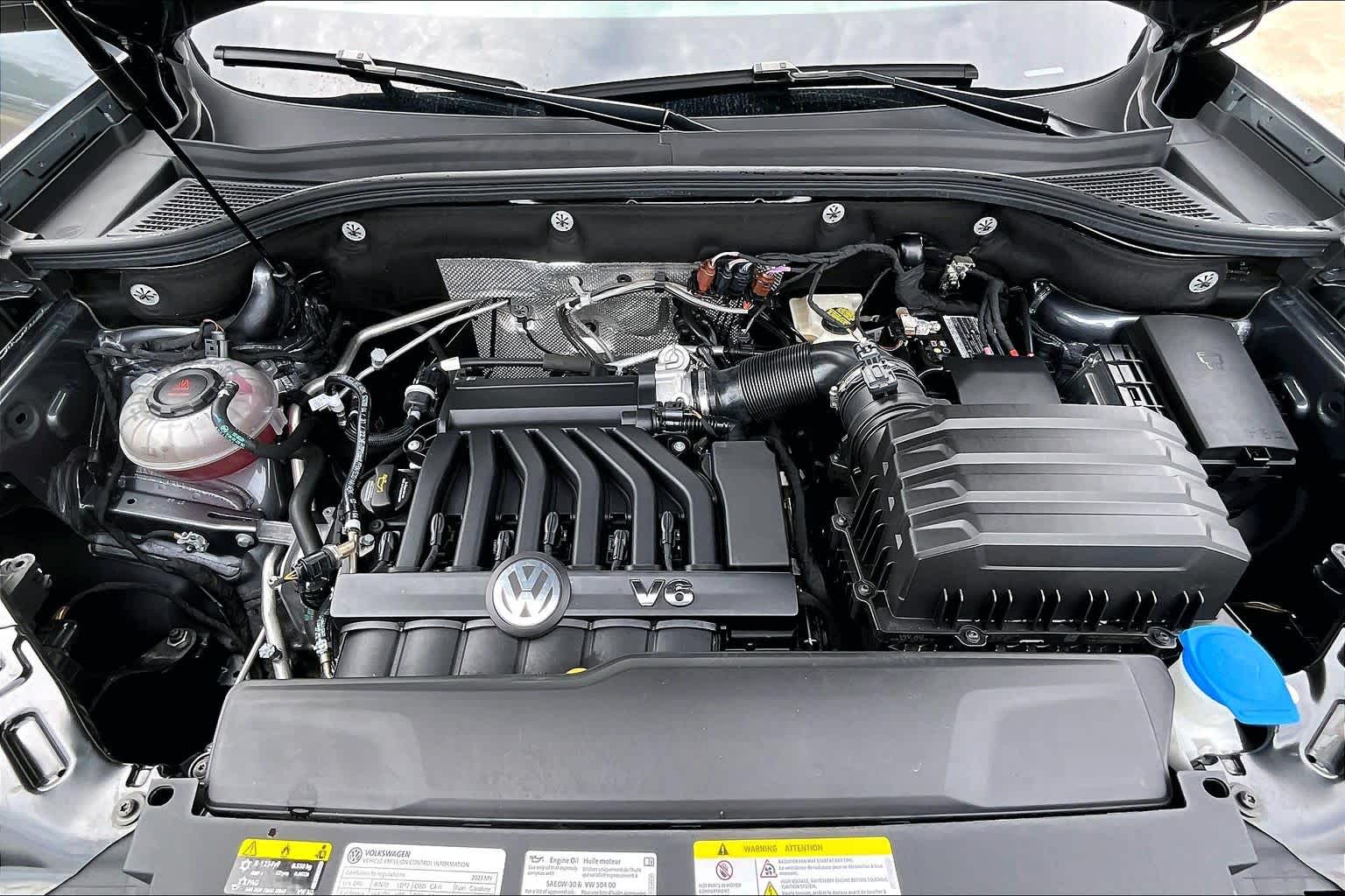2023 Volkswagen Atlas Cross Sport 3.6L V6 SE w/Technology Platinum Gray Metallic at AutoNation Chrysler Jeep Dodge Ram Spring