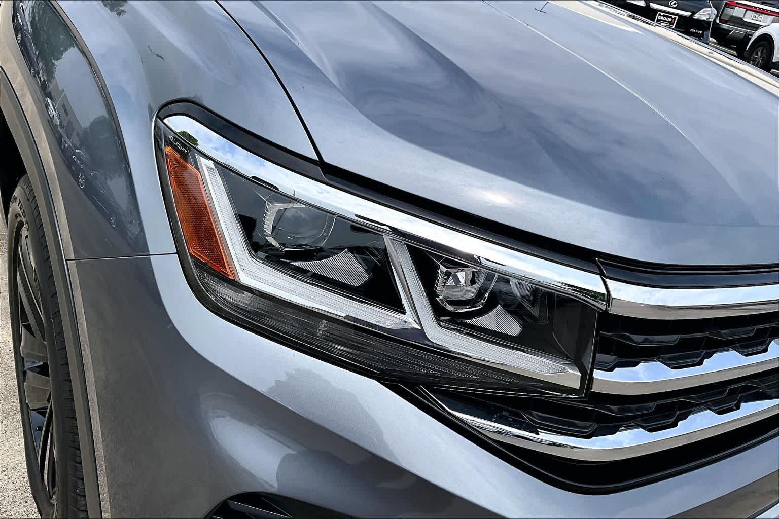 2023 Volkswagen Atlas Cross Sport 3.6L V6 SE w/Technology Platinum Gray Metallic at AutoNation Chrysler Jeep Dodge Ram Spring