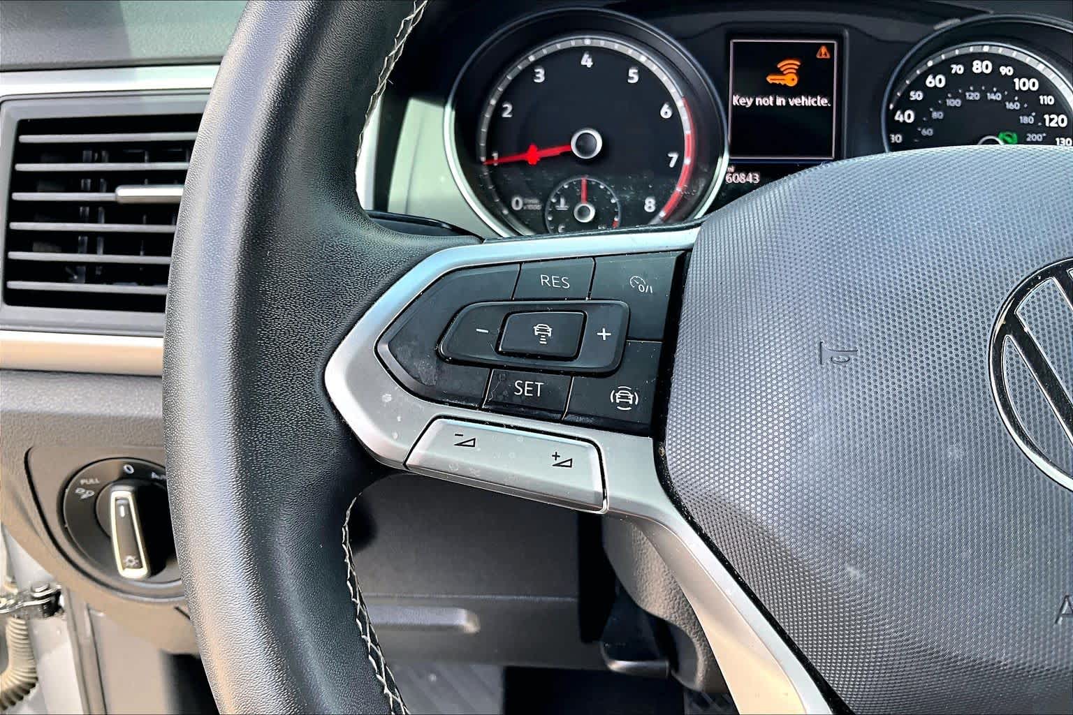 2021 Volkswagen Atlas Cross Sport 2.0T SE w/Technology Pyrite Silver Metallic at AutoNation USA Katy