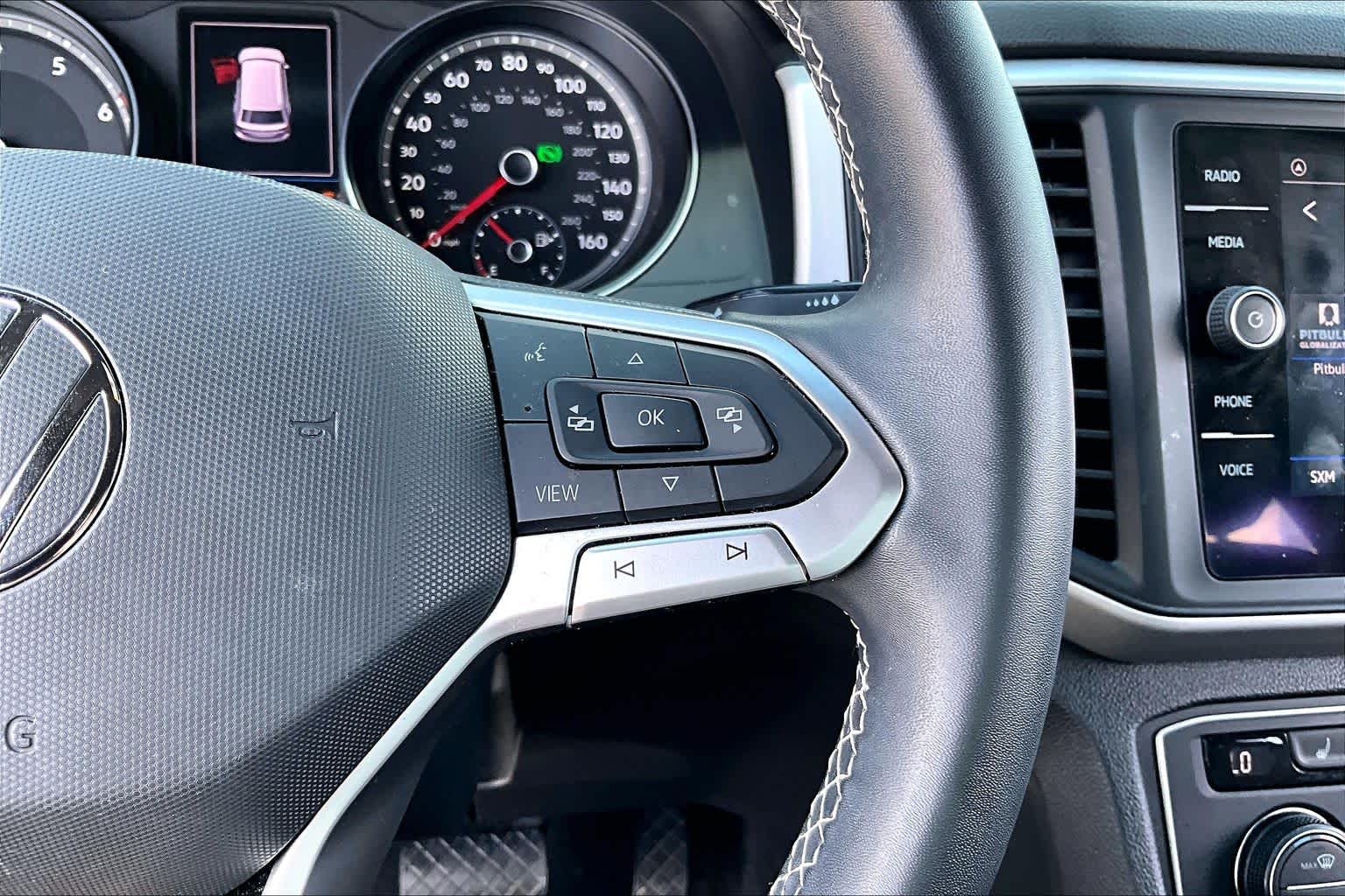 2021 Volkswagen Atlas Cross Sport 2.0T SE w/Technology Pyrite Silver Metallic at AutoNation USA Katy