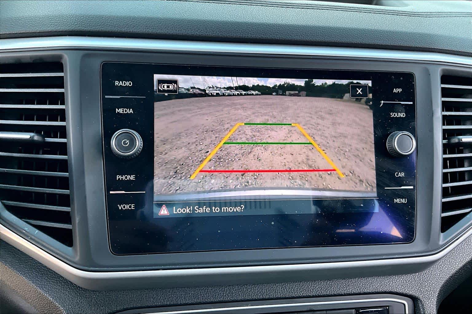 2021 Volkswagen Atlas Cross Sport 2.0T SE w/Technology Pyrite Silver Metallic at AutoNation USA Katy