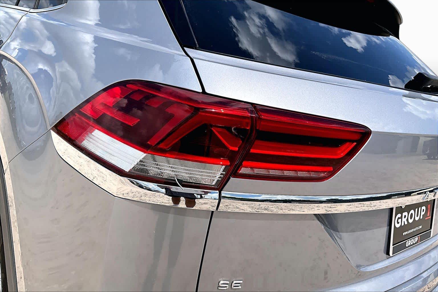 2021 Volkswagen Atlas Cross Sport 2.0T SE w/Technology Pyrite Silver Metallic at AutoNation USA Katy