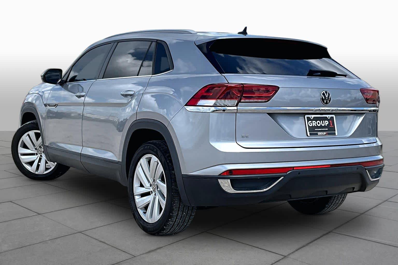 2021 Volkswagen Atlas Cross Sport 2.0T SE w/Technology Pyrite Silver Metallic at AutoNation USA Katy