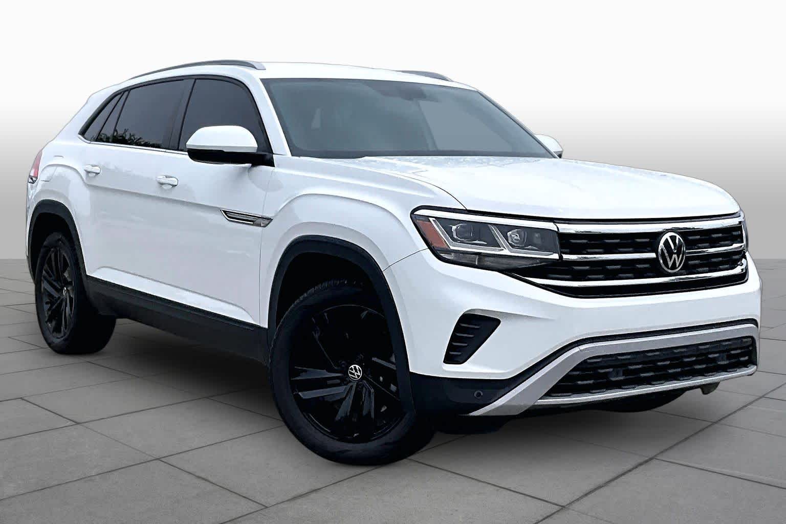 2021 Volkswagen Atlas Cross Sport 2.0T SE w/Technology Pure White at AutoNation USA Katy