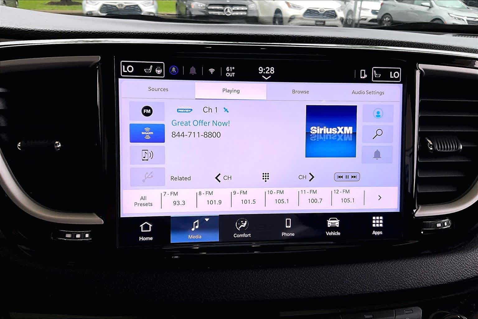 2025 Chrysler Pacifica Select Bright White Clearcoat at Tomball Chrysler Dodge Jeep Ram