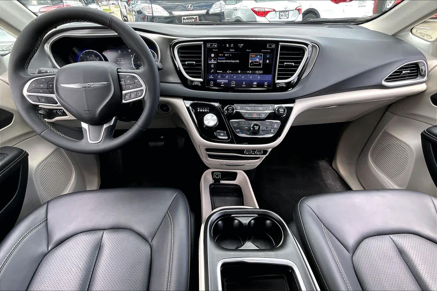2024 Chrysler Pacifica Touring L Bright White Clearcoat at Tomball Chrysler Dodge Jeep Ram