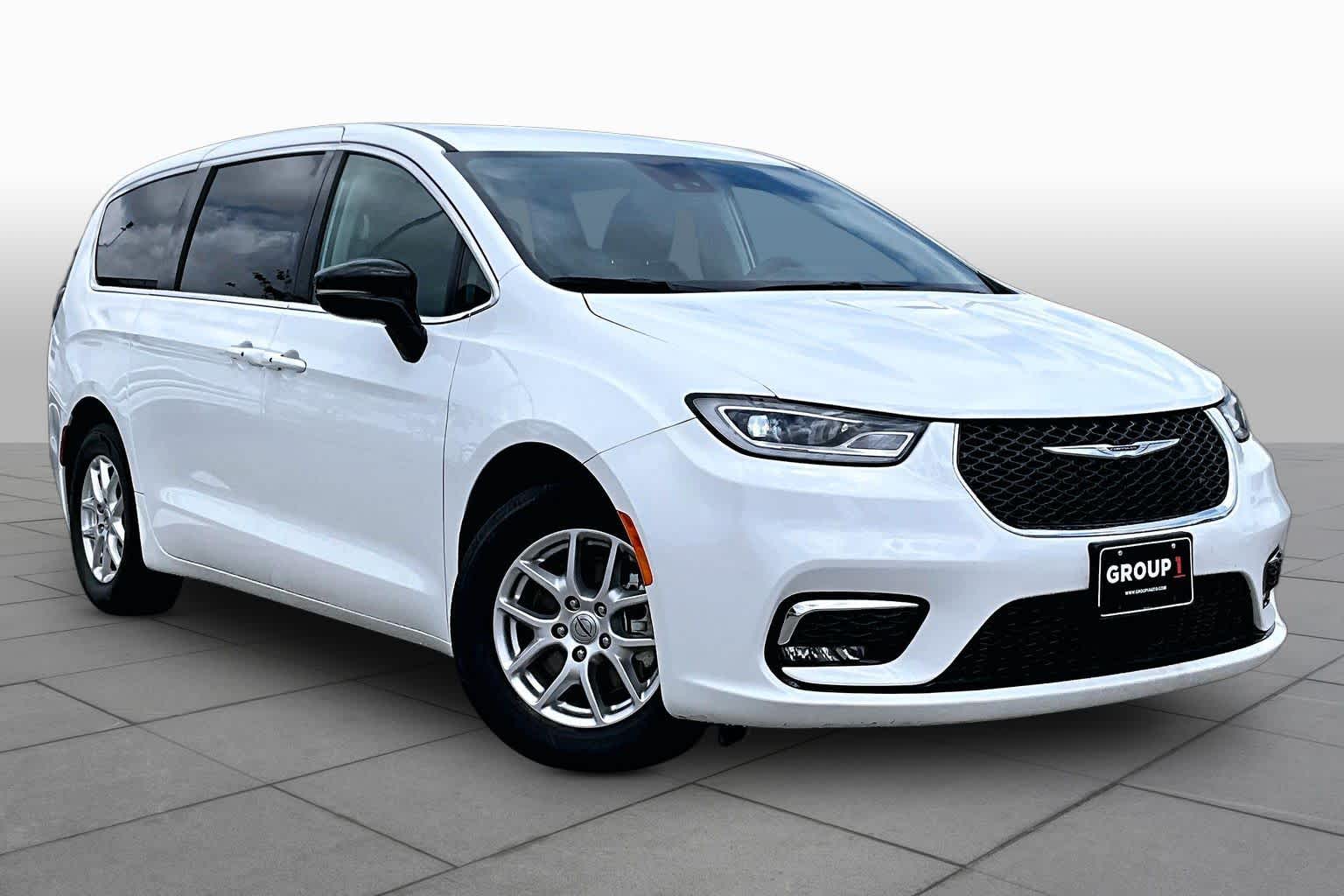 2024 Chrysler Pacifica Touring L Bright White Clearcoat at Tomball Chrysler Dodge Jeep Ram