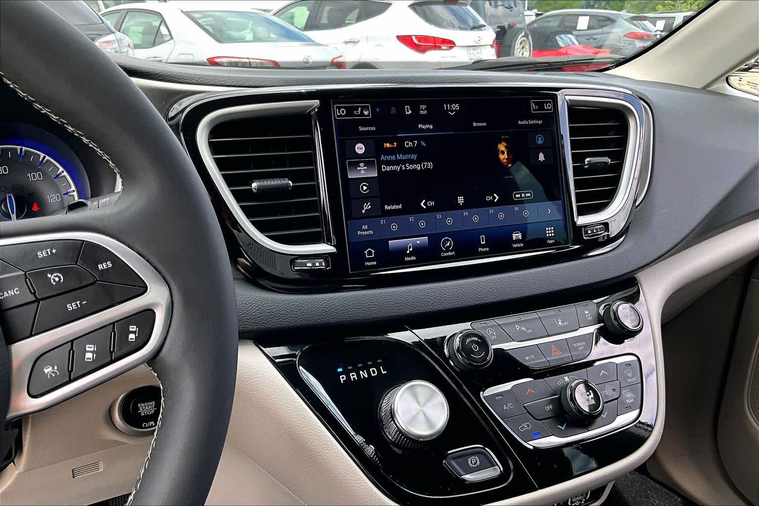 2024 Chrysler Pacifica Touring L Bright White Clearcoat at Tomball Chrysler Dodge Jeep Ram