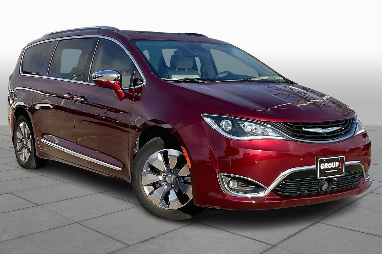 2018 Chrysler Pacifica Hybrid Limited Velvet Red Pearlcoat at AutoNation Ford Gulf Fwy