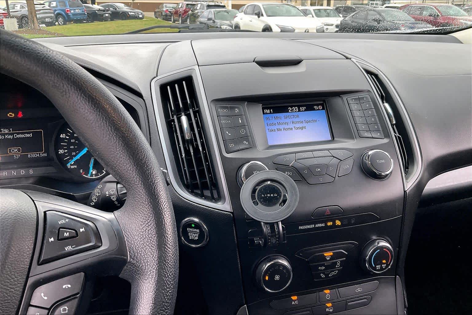 2019 Ford Edge SE Agate Black Metallic at AutoNation Ford Gulf Fwy