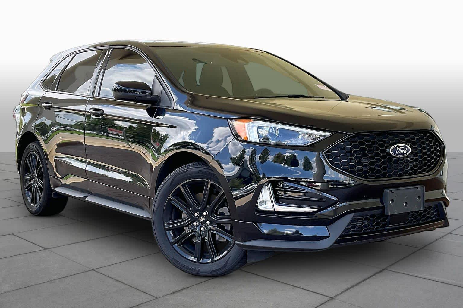 2022 Ford Edge ST-Line Agate Black Metallic at Tomball Ford