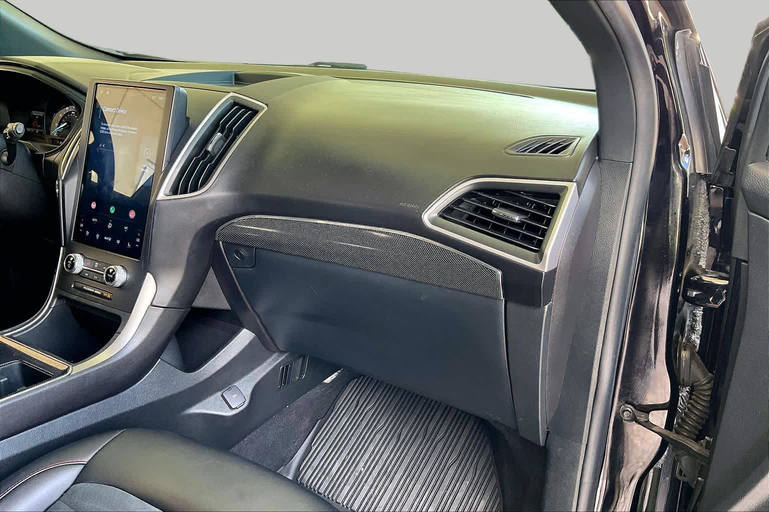 2022 Ford Edge ST-Line Agate Black Metallic at Tomball Ford