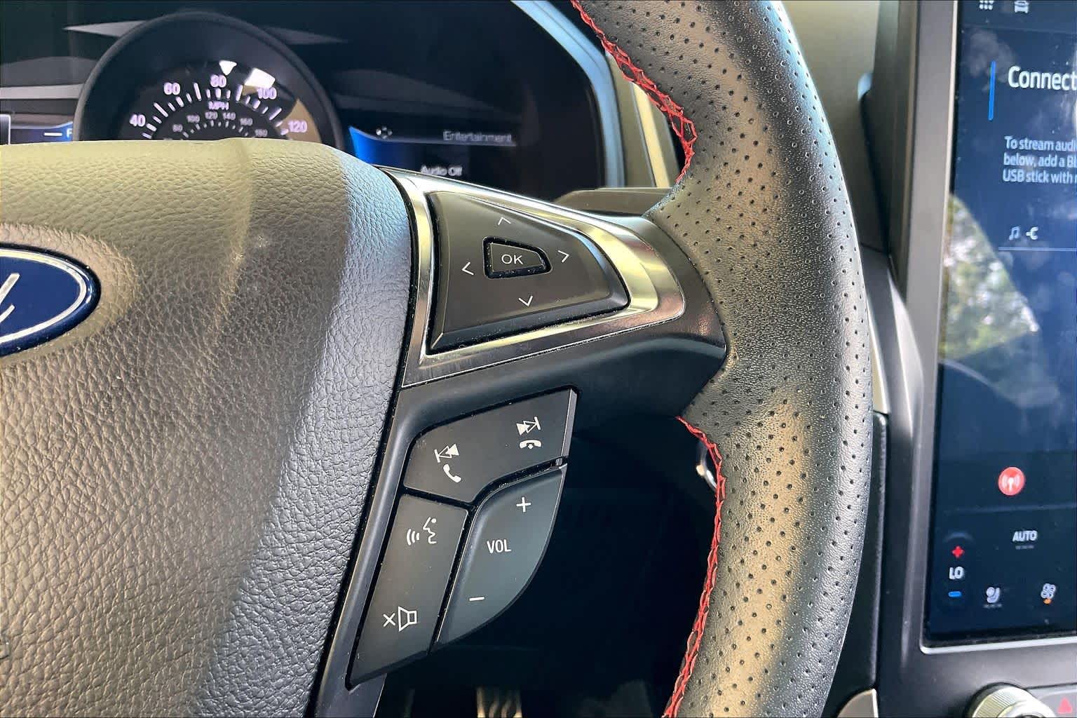 2022 Ford Edge ST-Line Agate Black Metallic at Tomball Ford