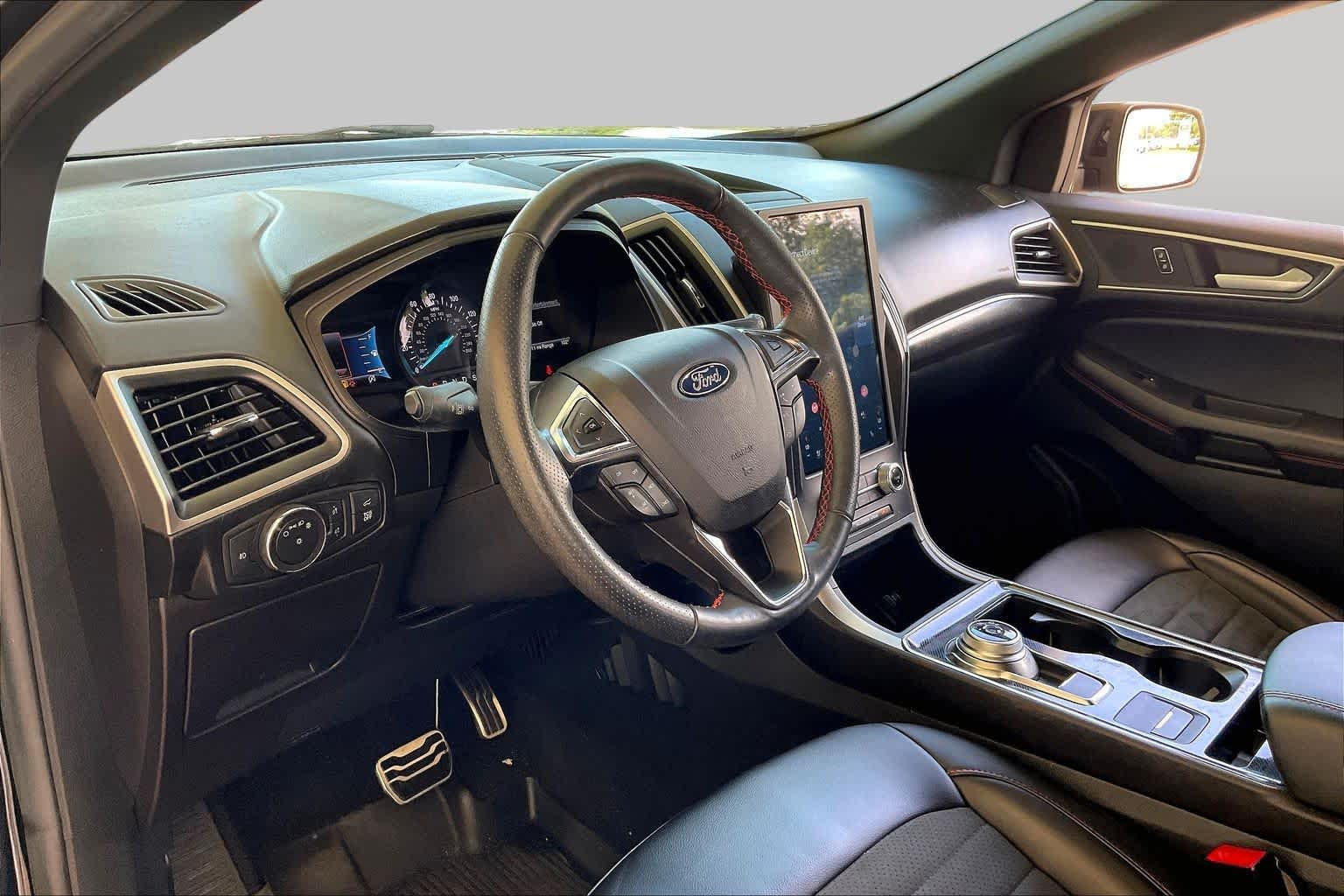 2022 Ford Edge ST-Line Agate Black Metallic at Tomball Ford