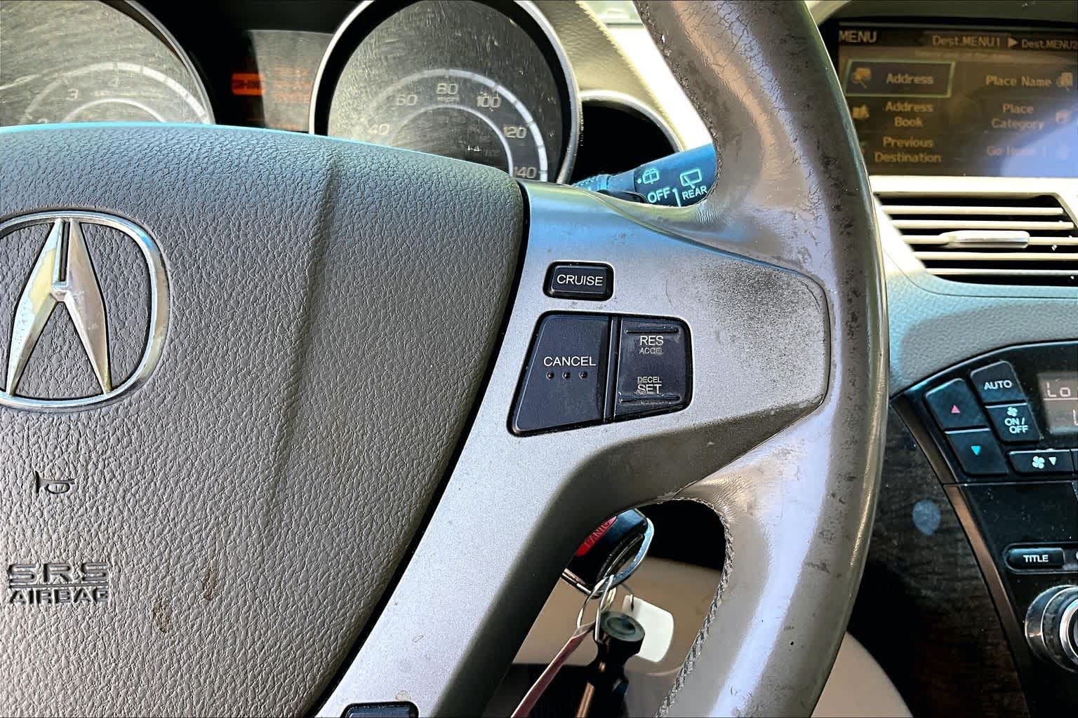 2012 Acura MDX Tech Pkg Crystal Black Pearl at Beck & Masten Kia