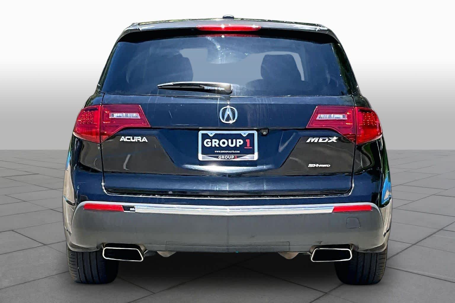 2012 Acura MDX Tech Pkg Crystal Black Pearl at Beck & Masten Kia