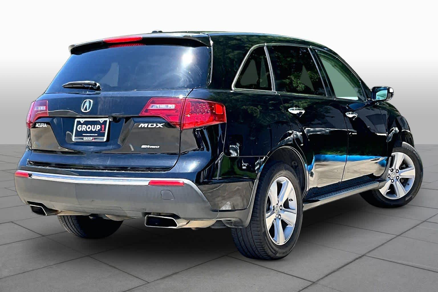 2012 Acura MDX Tech Pkg Crystal Black Pearl at Beck & Masten Kia