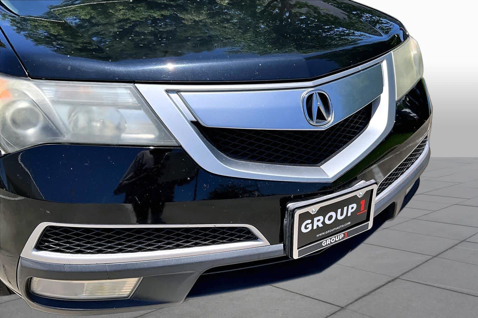2012 Acura MDX Tech Pkg Crystal Black Pearl at Beck & Masten Kia