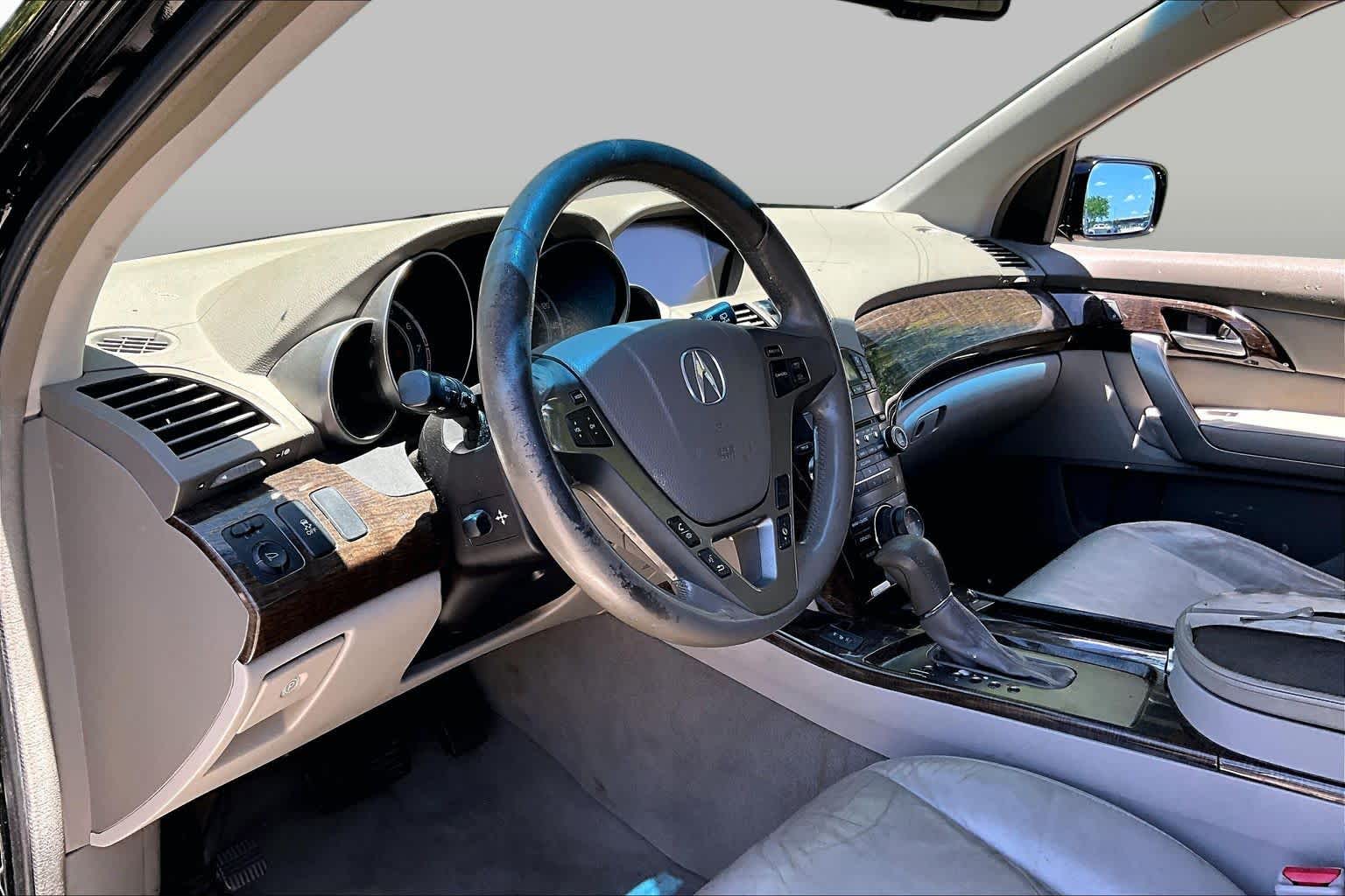 2012 Acura MDX Tech Pkg Crystal Black Pearl at Beck & Masten Kia
