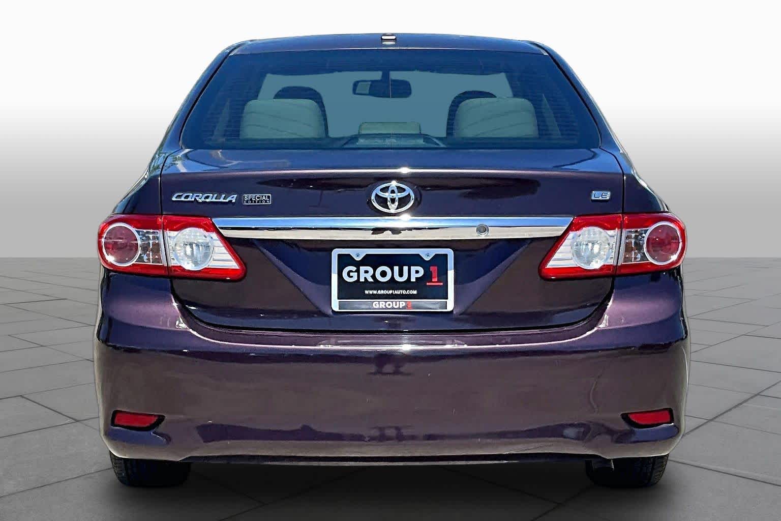 2013 Toyota Corolla LE Special Edition Black Currant Metallic at Lexus Southwest Houston